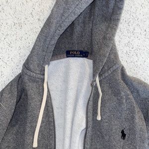 Polo, Men’s Grey Zipper Sweater